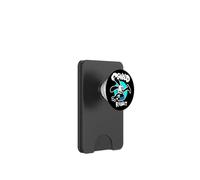 Oswald Rabbit Vintage, Dessin animé Bunny Happy Teal PopSockets PopWallet pour MagSafe
