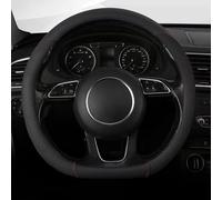 OSWINT Auto Couvre Volant Voiture pour Citroen DS3 2009-2014, Cuir Housse de Volant Cache Protege Volant Voiture Couverture Steering Wheel Cover Voiture Accessoires,OneColor-L