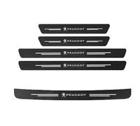 OSWINT Auto Protecteur de Seuil de Voiture pour Peugeot 508 SW 2010-2014, Protection Seuil Portière De Porte Anti-Rayures AntidéRapant Fibre De Carbone Accessoires Intérieurs,B