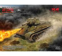 Ot-34/76, WWII Soviet Flamethrower Réservoir 1:3 5 Plastique Model Kit Icm