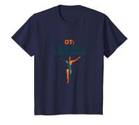 OT: Indépendance Quotidienne - Autonomisation de l'ergothérapie T-Shirt, Enfant, Bleu Marine, 3 Ans