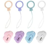 OT-NVWOZR 4 Couteau de Papeterie, Ouvre-lettre avec Porte-clés Couteau Utilitaire Rétractable Mini cutter portable en forme de Nuages,coupe-papier pour la Papeterie Papier Découpe Carton