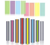 OT-NVWOZR Lot de 16 bandes de lecture guidées pour dyslexie - Règles de lecture colorées - Permet de réduire le stress visuel - Outils dyslexie pour enfants