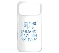 OT & PT Aide Les Petits Humains à Faire de Grands mouvements - Bleu Coque pour iPhone 17 Pro Max