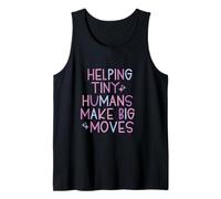 OT & PT Aide Les Petits Humains à Faire de Grands mouvements - Rose Débardeur