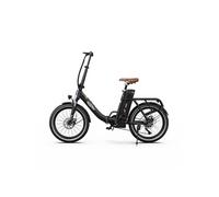 ONESPORT OT16-2 Vélo Électrique - Cadre en fer pliable Moteur 250W Batterie 48V17AH 20 Pneus de Freins Disque - Brun foncé