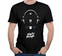 Otac Men Daft Helmet Punk Logo Cool Tshirts 100% Cotton Black Size S