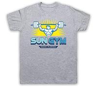 Otac Pain and Gain Sun Gym Mens T Shirt, Light Grey Size XL