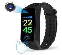 OTADUG Camera Espion, 1080P Caméra Espion Cachées avec Enregistrement Audio et Vidéo avec Carte SD de 32 Go, Bracelet Mini Caméra de Surveillance avec Affichage de l'heure