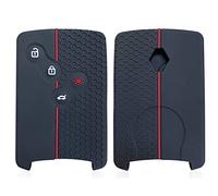 Otai Cas de Couverture de e Voiture en Silicone Convient pour Renault Duster Kaptur Clio Captur Logan Megane Coque Souple
