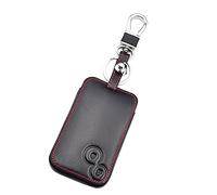Otai en Cuir Voiture Smart Key Protector Case Cover Key Bag Keychain pour Renault Laguna Espace Smart Remote (2 Boutons)