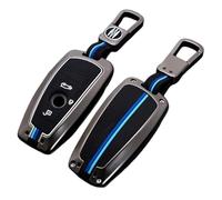 Otai Étui pour clé de Voiture en Alliage de Zinc Couverture Porte-clés pour bwm 1 3 5 Série F10 F11 F20 F25 F30 F31 F34 G20 G30 X3 X4 I3 M3 M4 (3 Boutons Mat)