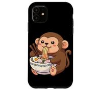 Otaku Bol à Nouilles Japonais Motif Singe Japonais Coque pour iPhone 11