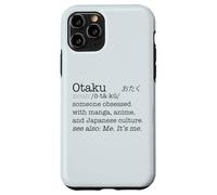 Otaku Définition de Dictionnaire Anime Manga Japan Meme au Dos Coque pour iPhone 11 Pro