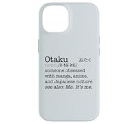 Otaku Définition de Dictionnaire Anime Manga Japan Meme au Dos Coque pour iPhone 14