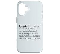 Otaku Définition de Dictionnaire Anime Manga Japan Meme au Dos Coque pour iPhone 16