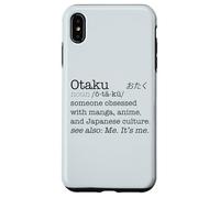 Otaku Définition de Dictionnaire Anime Manga Japan Meme au Dos Coque pour iPhone XS Max