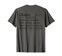 Otaku Définition de Dictionnaire Anime Manga Japan Meme au Dos T-Shirt