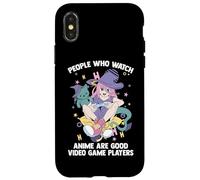 Otaku - Les Gens Qui regardent Anime sont de Bons Joueurs de Jeux vidéo Coque pour iPhone X/XS