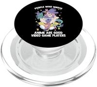 Otaku - Les Gens Qui regardent Anime sont de Bons Joueurs de Jeux vidéo PopSockets PopGrip pour MagSafe