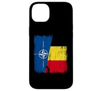 OTAN Belgique Demi Drapeau OTAN Maillot Belge Coque pour iPhone 14 Plus