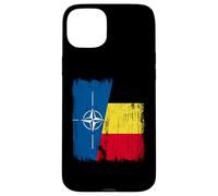 OTAN Belgique Demi Drapeau OTAN Maillot Belge Coque pour iPhone 15 Plus