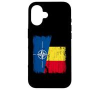 OTAN Belgique Demi Drapeau OTAN Maillot Belge Coque pour iPhone 16