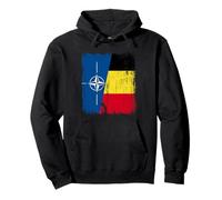 OTAN Belgique Demi Drapeau OTAN Maillot Belge Sweat à Capuche