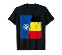 OTAN Belgique Demi Drapeau OTAN Maillot Belge T-Shirt