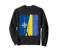 OTAN Ukraine Demi-Drapeau OTAN Patrimoine ukrainien Sweatshirt