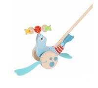 Otarie à pousser en bois