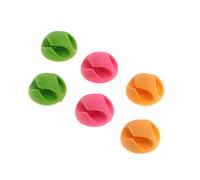OTB Lot de 6 Supports de câbles pour câbles Multicolore