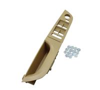 OTBEHUWJ Poignée De Porte Intérieure LHD Côté Conducteur Gauche Pour Série 3 E90 E91 316 318 320 325 328i 2004 2005 2006-2012 61319217332 (Beige 35.5 Low-end)