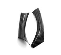 OTBEHUWJ Pour Série 3 E90 E91 316 318 320 325 328i 2004 2005 2006 2007-2012 2 Pièces Garniture De Poignée De Porte Gauche Droite (Carbon texture left)