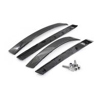 OTBEHUWJ Pour Série 5 M5 E60 E61 2004 2005 2006 Intérieur De Voiture Avant Arrière Porte Gauche Droite Poignée Garniture Couverture Accessoires (Carbon-4PCS)