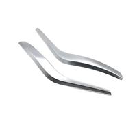 OTBEHUWJ Pour X1 E84 2010 2011 2012 2013 2014 2015 2016 51412991775L Poignée Porte Intérieure Gauche Droite Couvercle Extérieur Extracteur Garniture (Silver 2PCS)