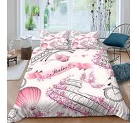 OTBSDNKZZ Italy Travel Decor Parure de Lit 3 pièces Microfibre Hypoallergique Imprimé en 3D Léger Vintage Romantique Linge de Lit avec Fermeture Éclair Confortable for Adulte Super King（260x220cm）