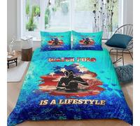 OTBSDNKZZ Water Polo Athlete Housse de Couette Léger Microfibre résistante 3 Pièces 3D Effet Sporty Graphic Design Linge de Lit avec Fermeture Éclair Douce for Adultes Enfants King（220x240cm）