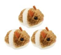Otbushit 3 pièces Souris Mobile Chat Jouet Tirer chaîne Jouet interactif Souris pour Chats drôle Chien Jouets en Peluche pour Les Garder occupés