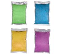 Otbushit 4 pièces Brillent dans Le Sable Sombre, Gravier d'aquarium Lumineux réutilisable Bricolage décoratif pour Jardin féerique à la Maison, Couleur aléatoire