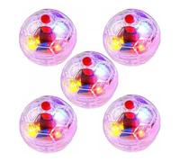 Otbushit 5 pièces Boule de Chat Mouvement fantôme éclairer Les Boules de Chat-Jouet interactif pour Chien activé par Le Mouvement LED