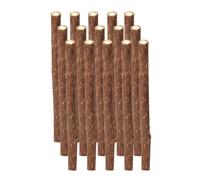 Otbushit Bâtonnets d'herbe à Chat, bâtonnets à mâcher en Vigne argentée Naturelle, Jouet molaire pour Le Nettoyage des Dents de Chat, 15 pièces, Vigne argentée pour Chats, Tapis d'alimentation pour