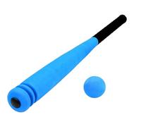 Otbushit Batte de Baseball en Mousse légère et Souple, 1 pièce, avec Balle, pour Enfants, Tout-Petits, Jeunes, Jeu de Balle Sport en Plein air et en intérieur, Bleu