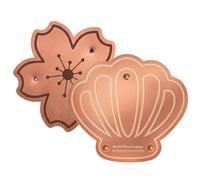 Otbushit Disque en cuivre pour Bain d'oiseaux (2 pièces), Disque de Purification en cuivre 99.9% pour Bol de Bain d'oiseaux Jardin