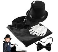 Otbushit Ensemble de magicien, costume de magicien pour enfants, ensemble 5 pièces, taille 3-8 ans