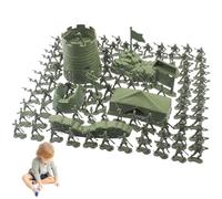 Otbushit Ensemble de Soldats Jouets 100 pièces/Ensemble, Jouets de Soldats Anciens, Figurines d'action l'armée pour Hommes avec modèle scène pour fête d'anniversaire pour garçons