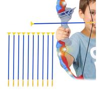 Otbushit Flèches à Ventouse 10 pièces flèches en Plastique pour Enfants 18.5 Ensemble de tir à l'arc Jouets Jouet de Pratique Remplacement pour Enfants Adultes, Ventouse