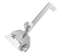 Otbushit Grattoir à Gril et grattoir à Plaque avec Lame dégagement Rapide, poignée Ergonomique pour Gril Dessus Plat, Outil de Barbecue Robuste en Alliage d'aluminium pour la Cuisine et Le resta