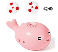 Otbushit Jouet de Boule Flottante de Baleine Style Bande dessinée avec 2 balles USB Charge des Jouets électriques pour Enfants, Style 2