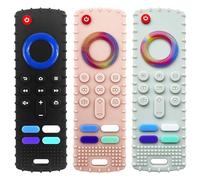 Otbushit Jouet pour Chien télécommandé, 3 pièces, Jouets de Dentition en Silicone pour Chiot, Jouets à mâcher pour soulager l'anxiété, à mâcher interactif pour l'entraînement et Le Nettoyage de la d